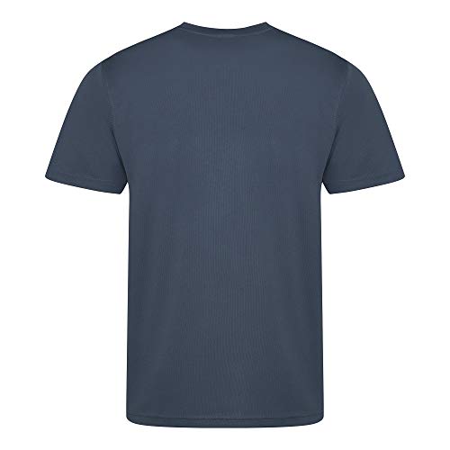 Just Cool - Camiseta lisa para hombre, Primavera-Verano, envolvente, Liso, Manga Corta, Hombre, color Blanco ártico., tamaño M