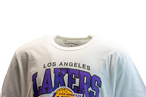 Mitchell & Ness Camiseta Hommes NBA/HWC Team Arch Print, La Lakers, L